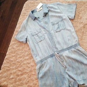 Blue Jean Romper